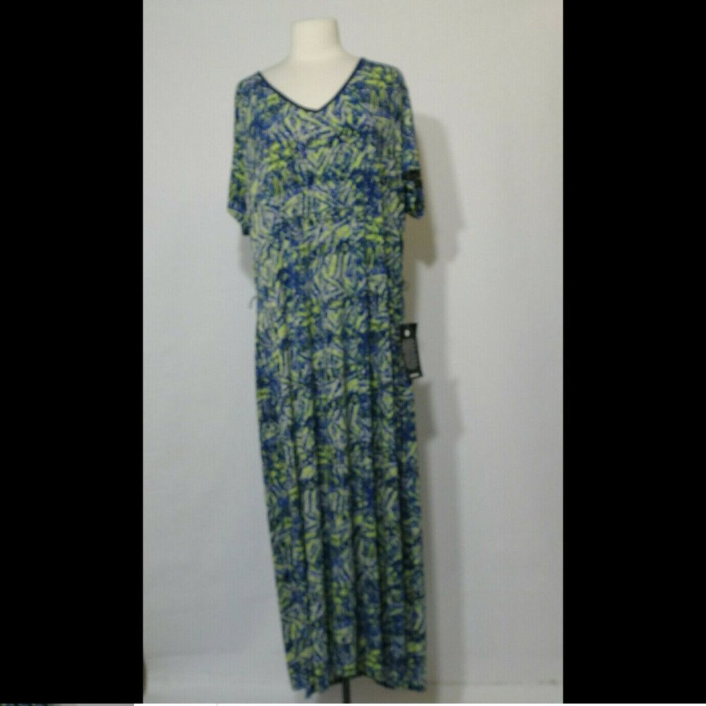 Avenue Size 26/28 Long Maxi Dress NEW